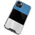 Estonia Flag Distressed iPhone 14 Plus Clear Case